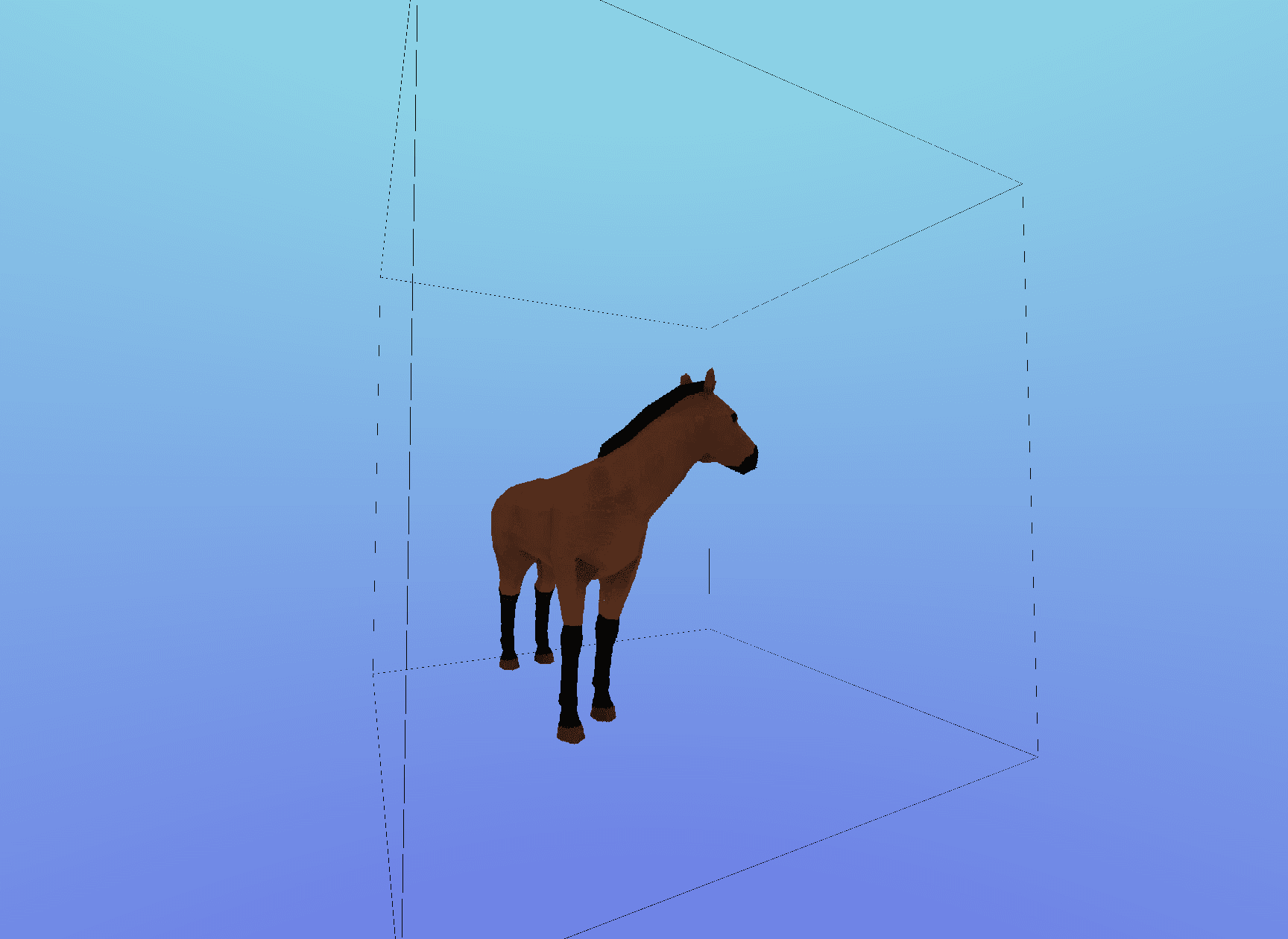 Low Poly Horse